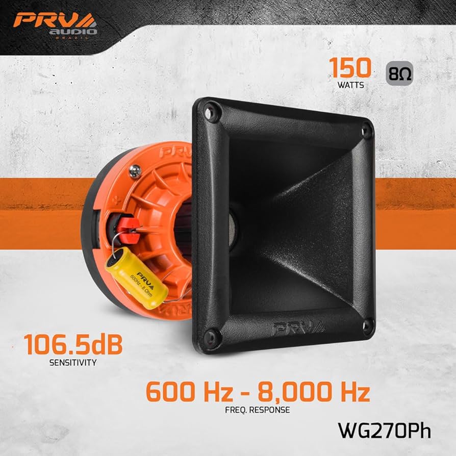 Amazon.com: PRV AUDIO WG270Ph Horn Driver - 1