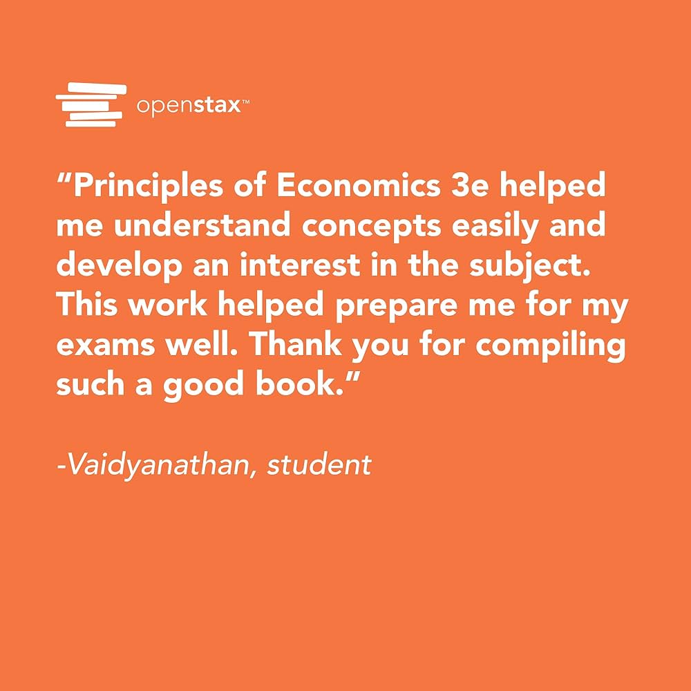 Amazon.com: Principles of Economics 3e by OpenStax (Official