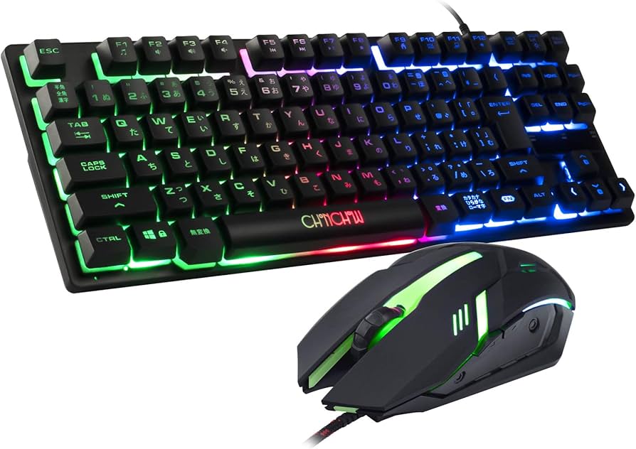 Amazon | CHONCHOW ゲーミングキーボードマウスセット 日本語配列 ps5