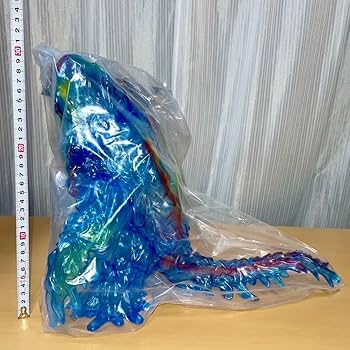 Amazon.co.jp: ギガブレイン ヘドラ クリアブルー ソフビ sofvi