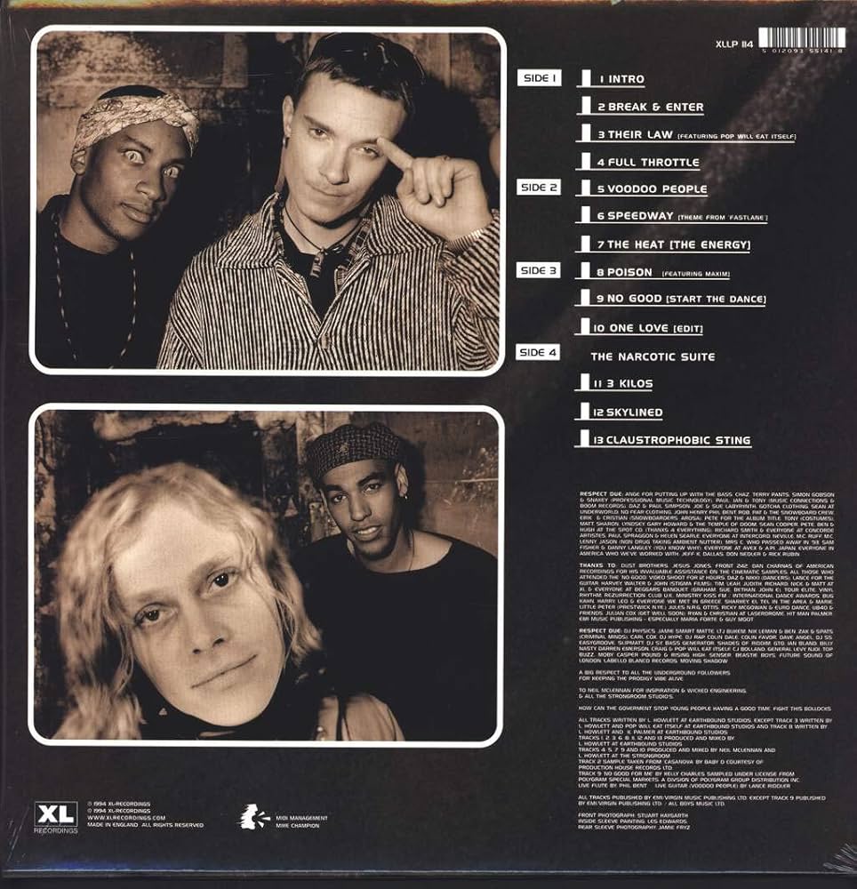 PRODIGY - Music for the Jilted Generation [Vinyl] - Amazon.com Music