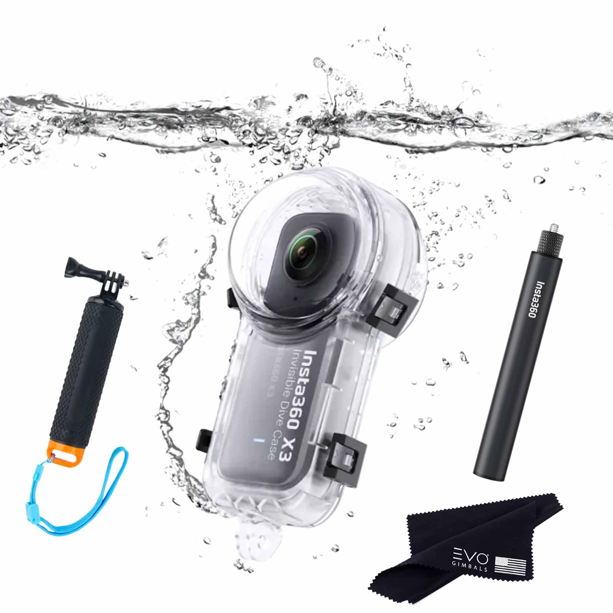 Amazon.com: Insta360 X3 Invisible Dive Case with Invisible Selfie