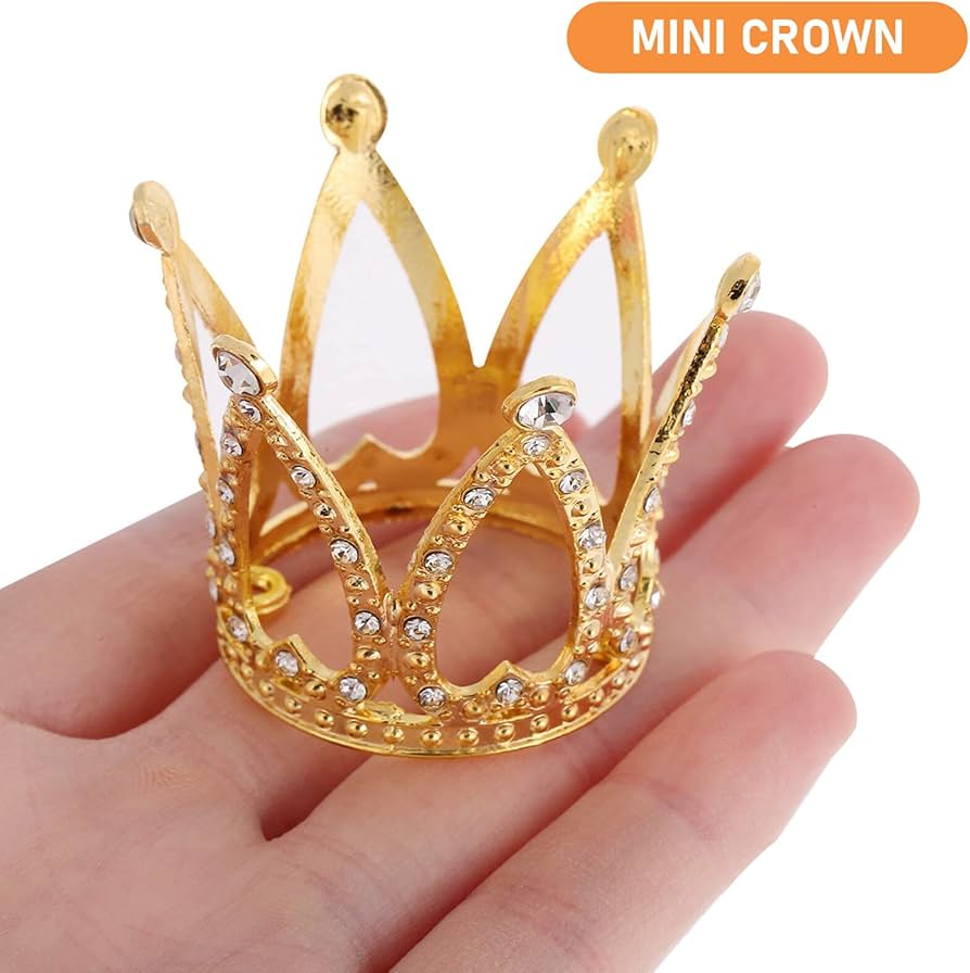 Amazon | LALAFINA 王冠 髪飾り 小さな王冠 ミニクラウン 王冠