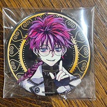 悪魔執事と黒い猫 あくねこ ハナマル 2025 birthdayオーロラ缶バッジ