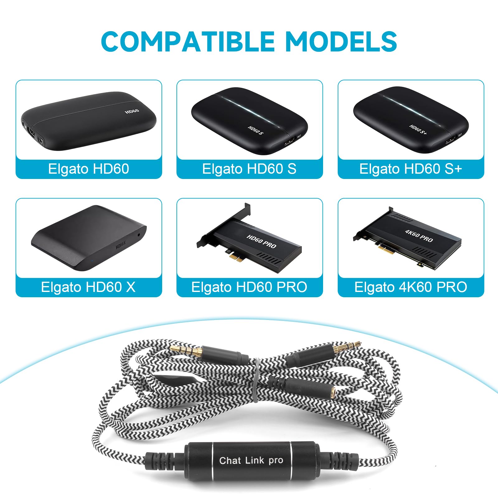 Amazon.com: Chat Link Pro Audio Adapter Compatible with Elgato