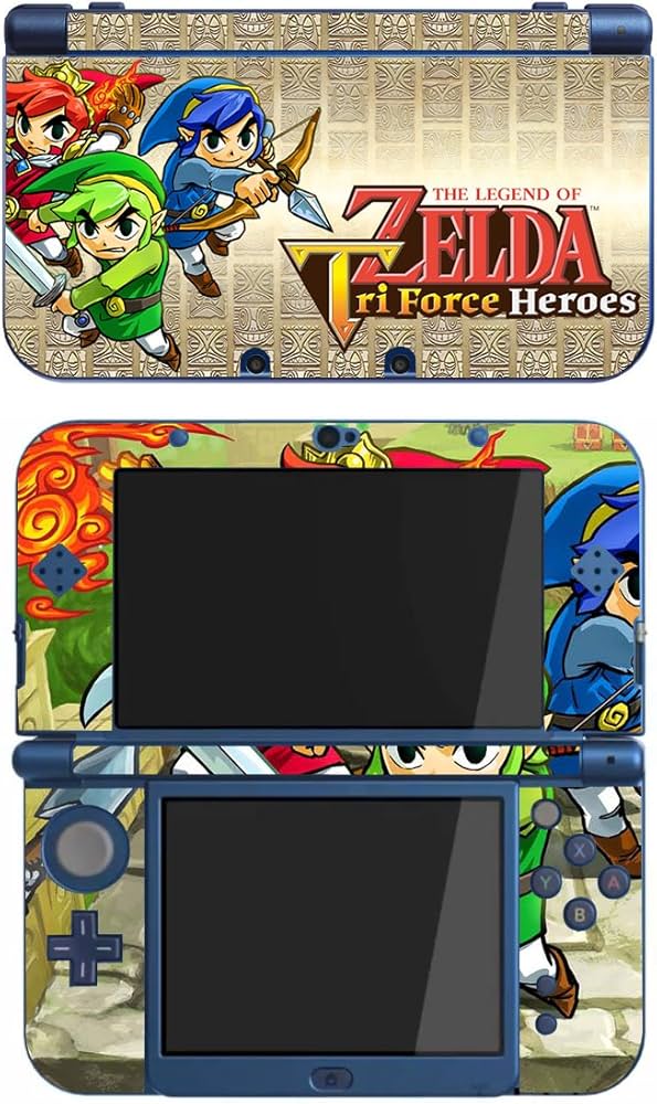 Amazon.com: Tri Force Heroes Heros Game Skin for The New Nintendo
