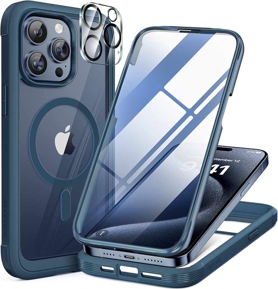 Amazon.com: Miracase Magnetic for iPhone 15 Pro Case [Compatible