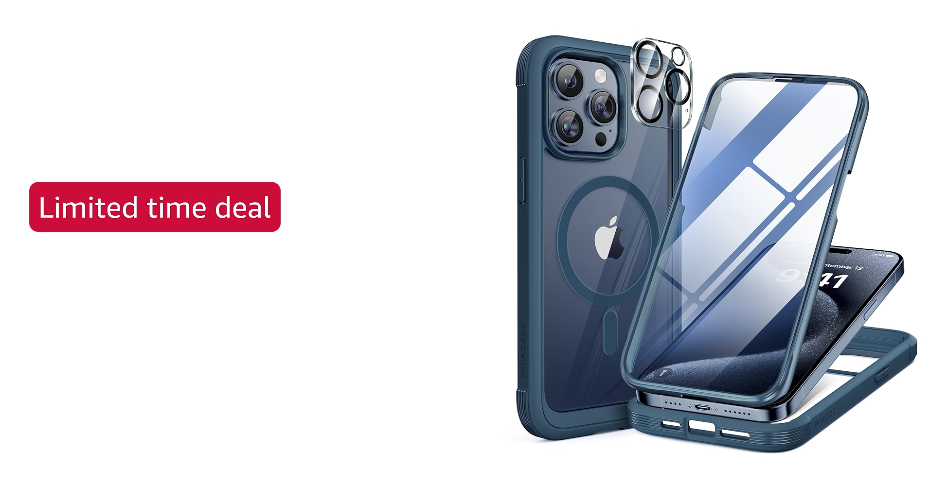 Amazon.com: Miracase Magnetic for iPhone 15 Pro Case [Compatible