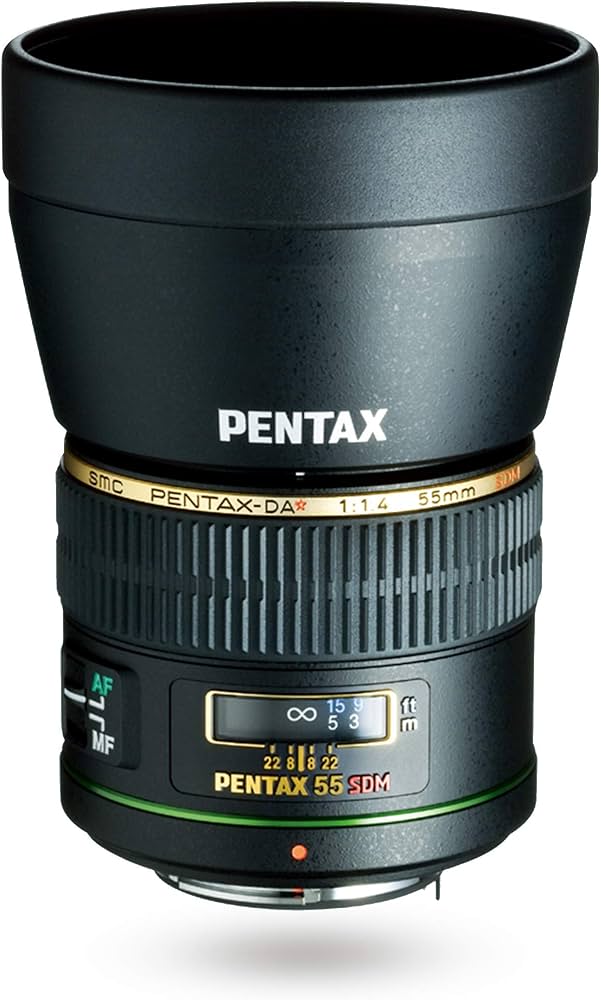 Amazon.co.jp: ペンタックス smc PENTAX-DA☆55mmF1.4ED SDM 中望遠単