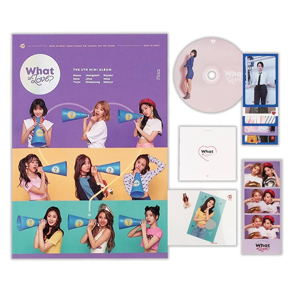 TWICE - 5th Mini Album [What is Love?] (B Ver.) Photobook + CD-R +