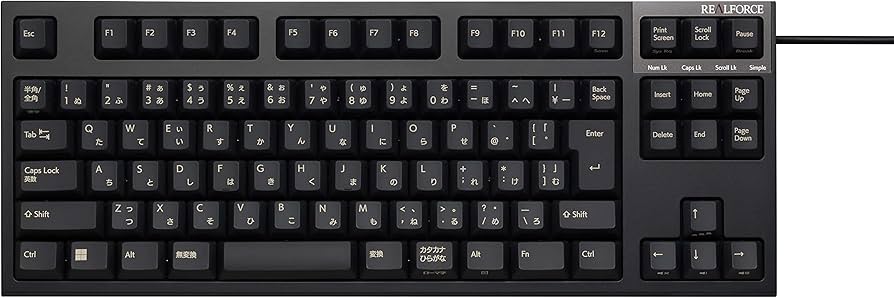 Amazon.co.jp: REALFORCE R3S キーボード 標準スイッチ 有線 テンキー