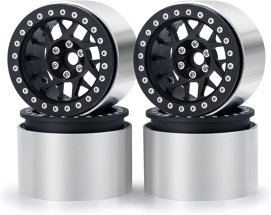 Amazon | TRX4 2.2 ビードロックホイール 4個 1/10 RCクローラー 2.2