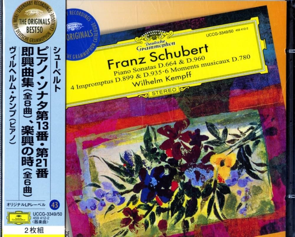 シューベルト SCHUBERT:ピアノソナタD960 4つの即興曲 作品142
