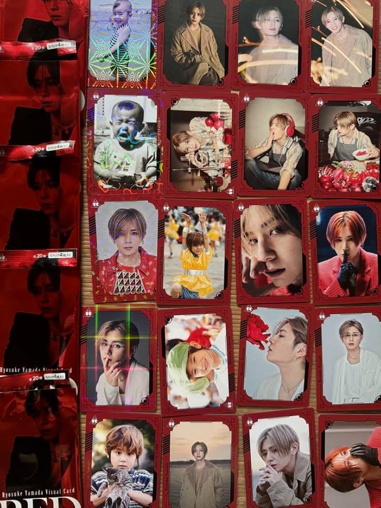 Amazon.co.jp: 山田涼介 ビジュアルカード コンプリートセット 20枚