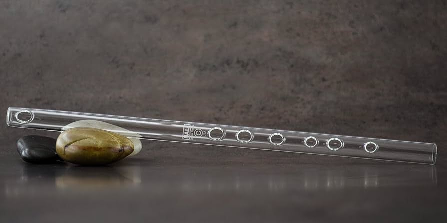 Amazon | HALL CRYSTAL Piccolo C Clear クリスタルフルート 全長317mm
