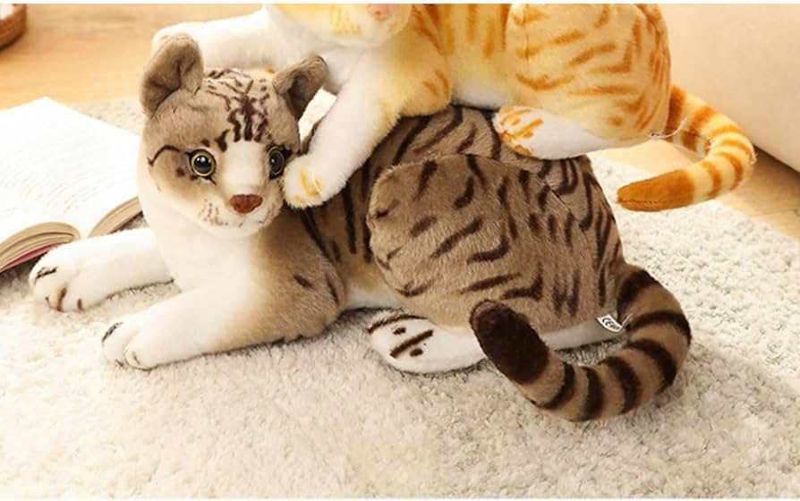Amazon.co.jp: 猫 縫いぐるみ ネコ ぬいぐるみ リアル動物ぬいぐるみ