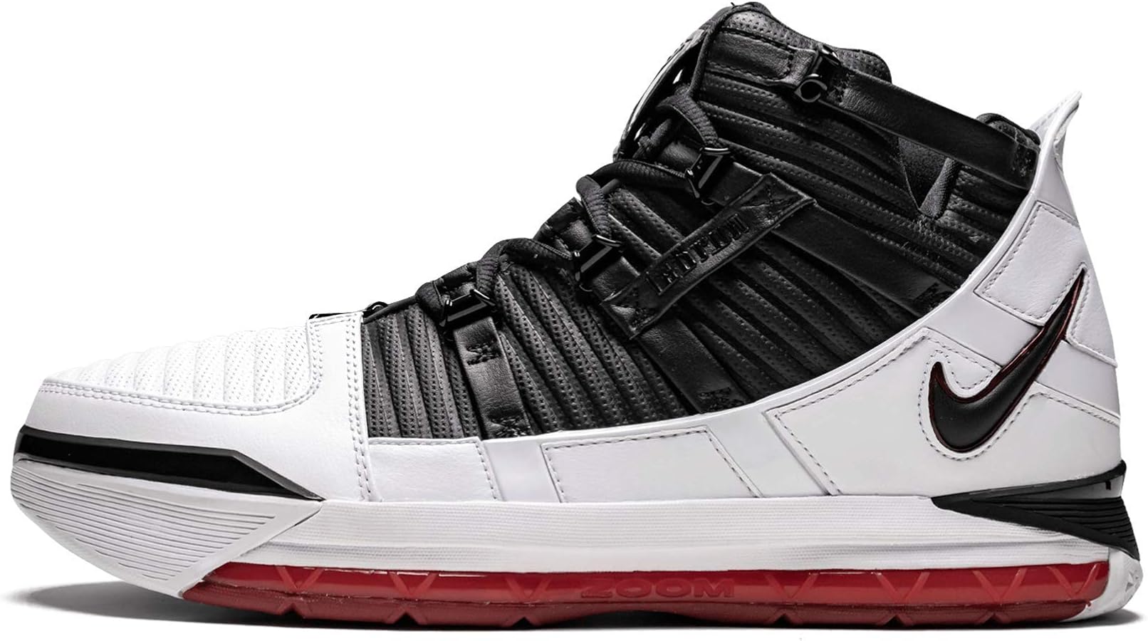 Nike Zoom Lebron 3 QS 'Home' - AO2434-101 - Size 6.5 White, Black