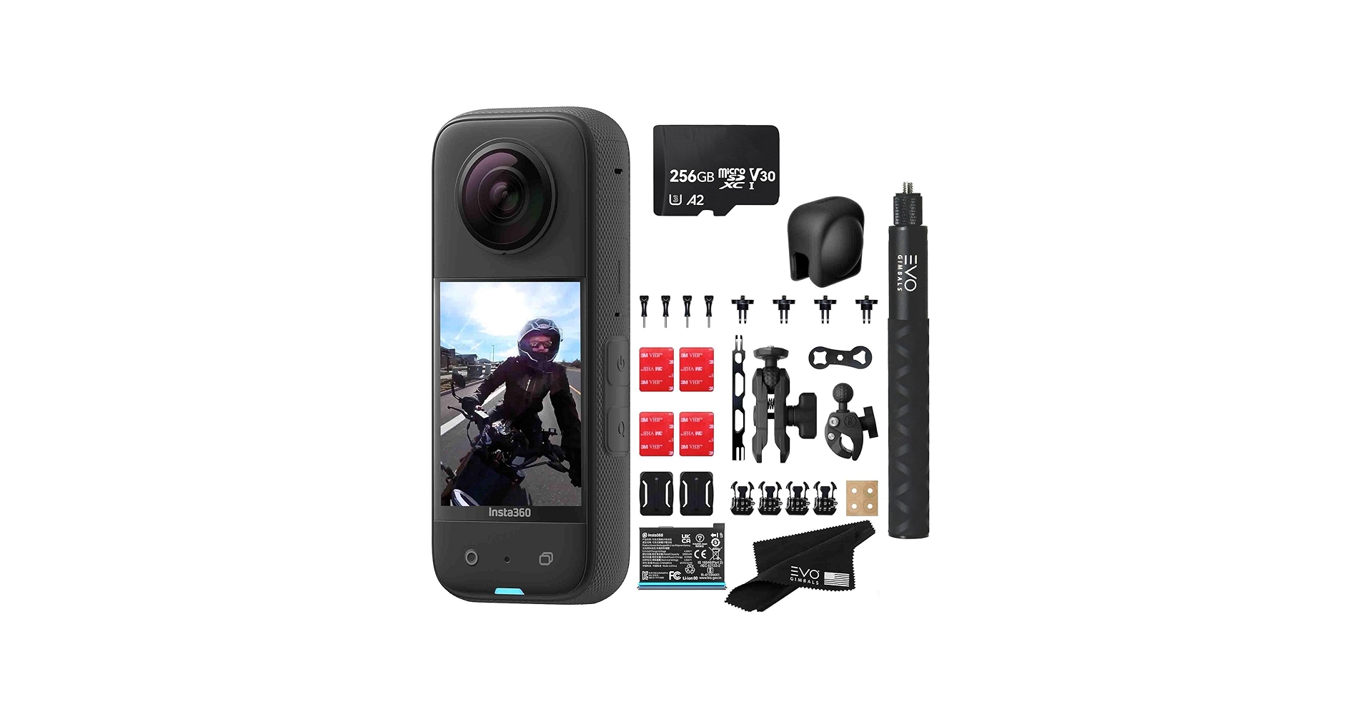 Amazon.com : Insta360 X3 Motorcycle Bundle- Waterproof 360 Action