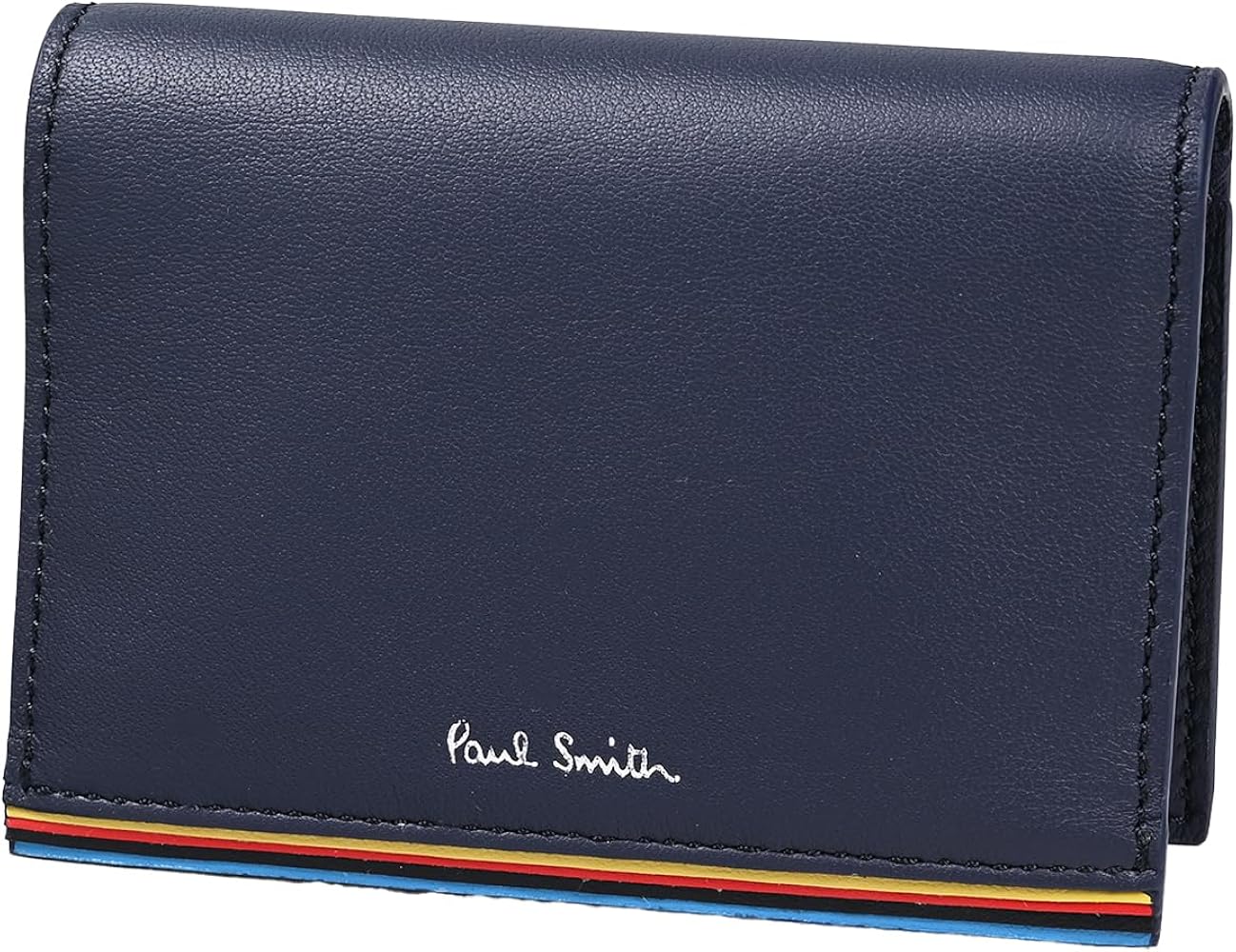Amazon | [ポールスミス] カードケース 名刺入れ メンズ ネイビー