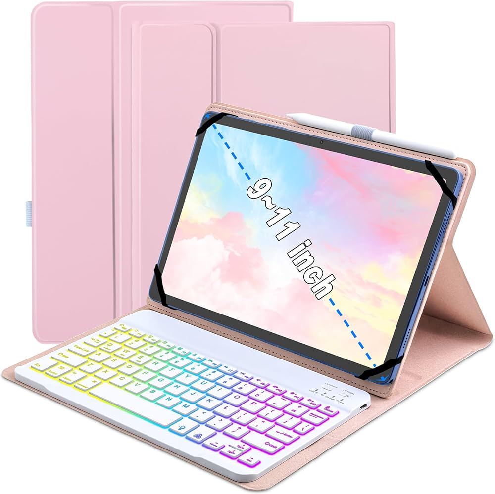 Amazon.co.jp: XCHYTECHER ユニバーサルタブレットキーボードケース