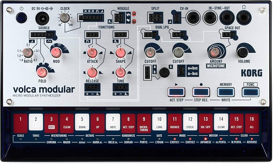 Amazon | KORG モジュラー シンセサイザー volca modular パッチング