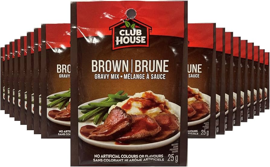 Amazon.com : Club House, Brown Gravy Mix, (25g/1oz.,) 12 pack