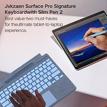 Amazon.com: JvKzaen Surface Pro 9 Keyboard with Slim Pen