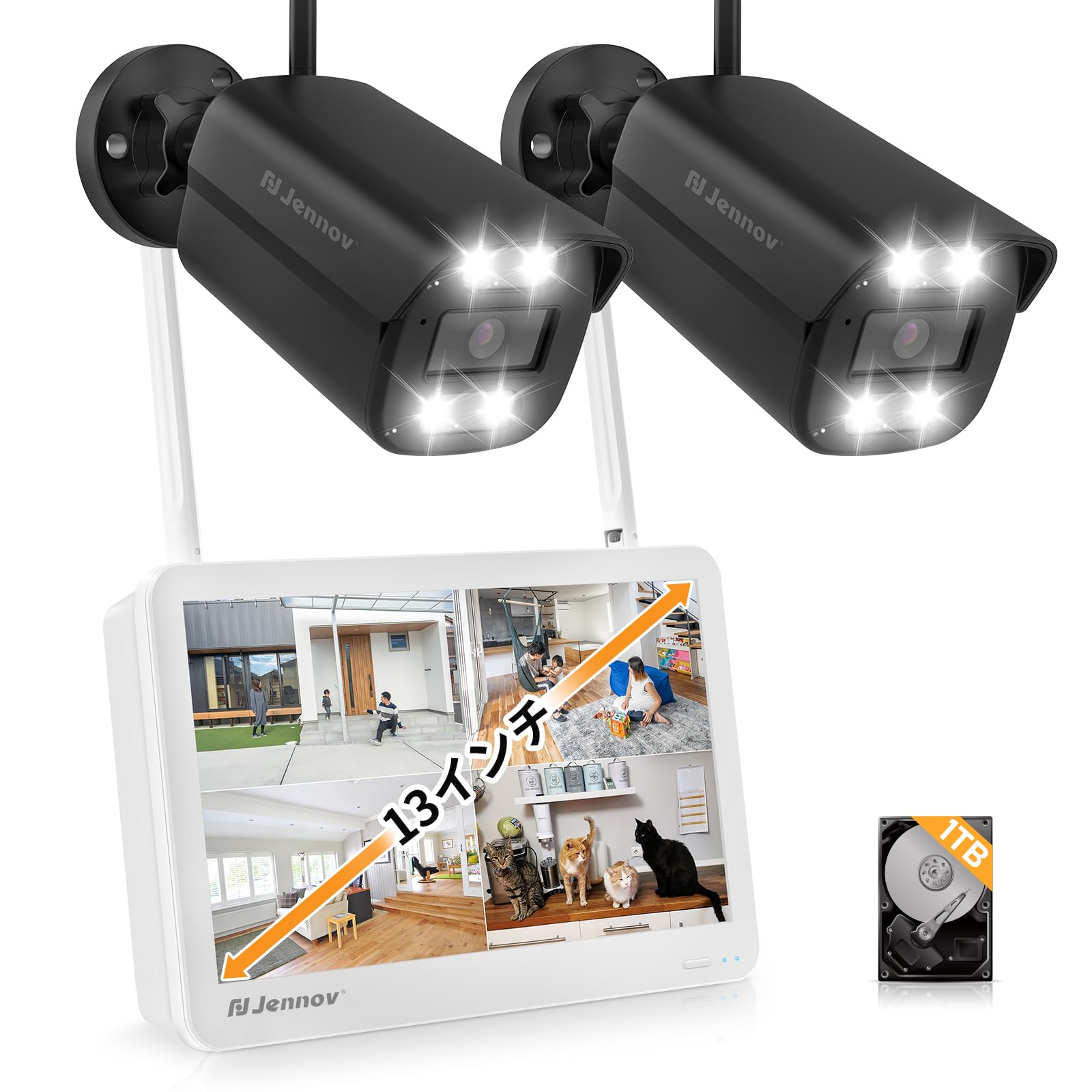 AirLive】 防犯カメラ 見守りカメラ 4点セット Z wave 【公式通販】