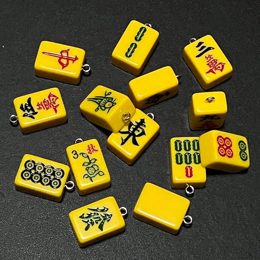 Amazon.co.jp: デコパーツ 麻雀牌 黄色 ミニ : おもちゃ