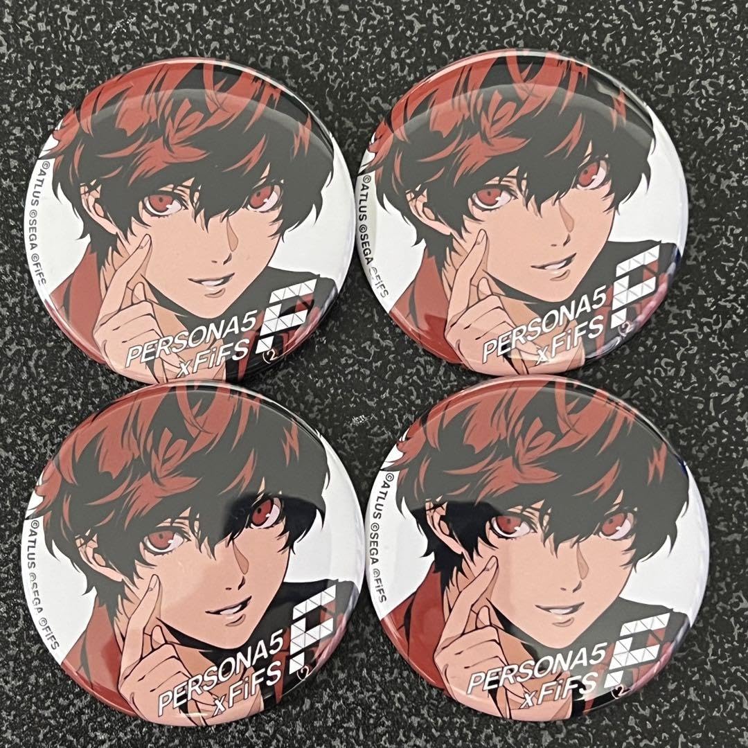 ペルソナ5ザロイヤル ゲーマーズ特典 缶バッジ 主人公 ジョーカー