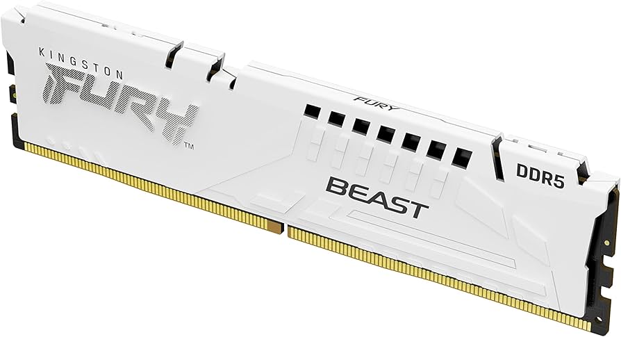 Kingston FURY Beast White 128GB (4x32GB) 5200MT/s CL40 DDR5 XMP