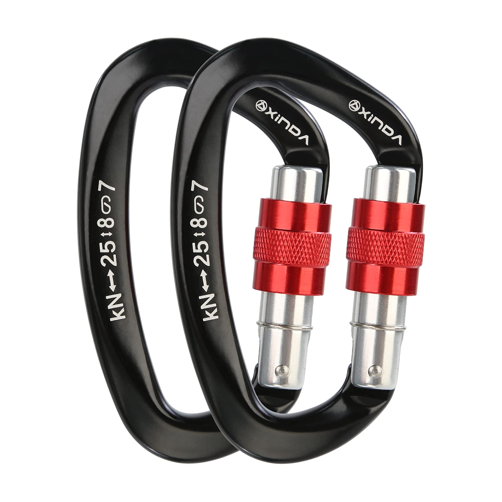 Amazon.com : XINDA Screwgate Locking Carabiner Clip - Professional