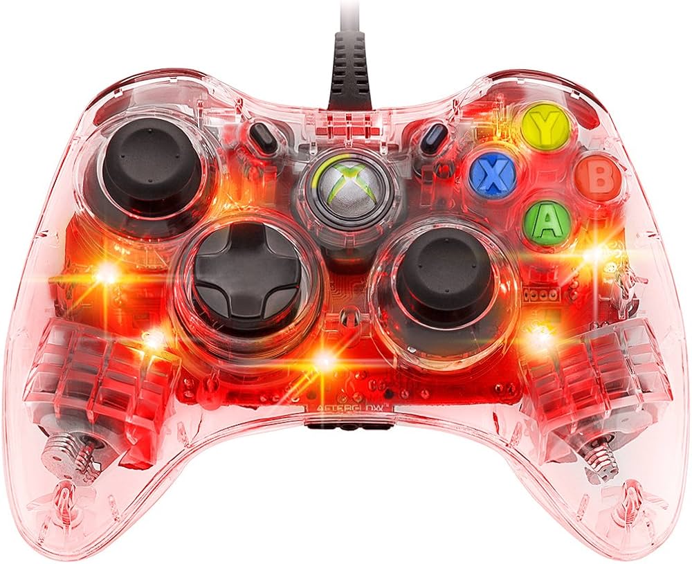 Amazon.com: PDP Afterglow Wired Controller for Xbox 360 - Red