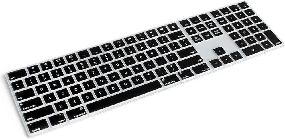 Amazon.com: Silicone Keyboard Cover for Apple Magic Keyboard with