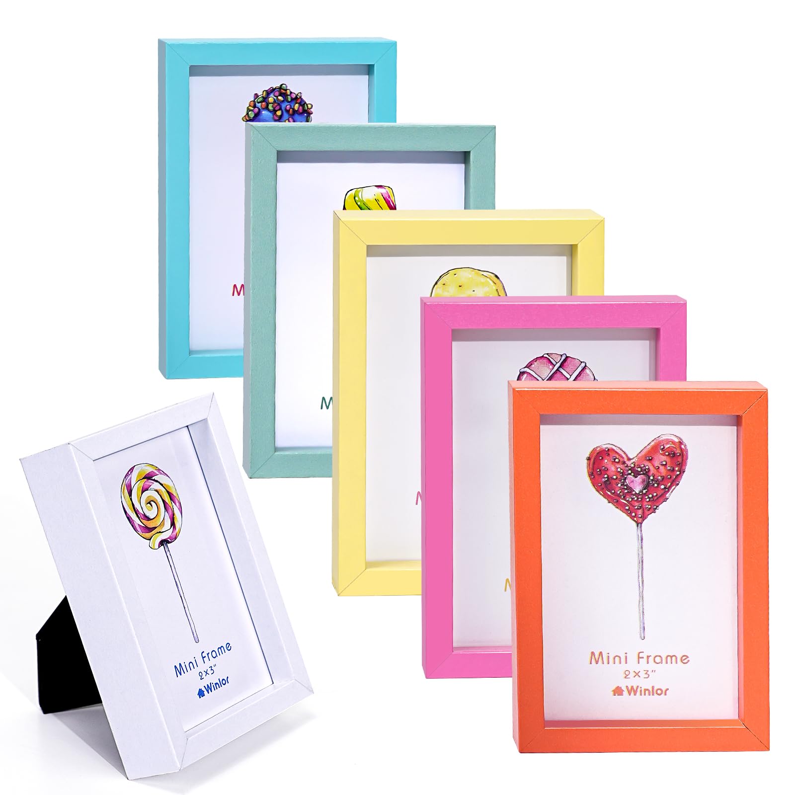 Amazon.com - Winlor Small Picture Frames, Mini Size Baby Photo