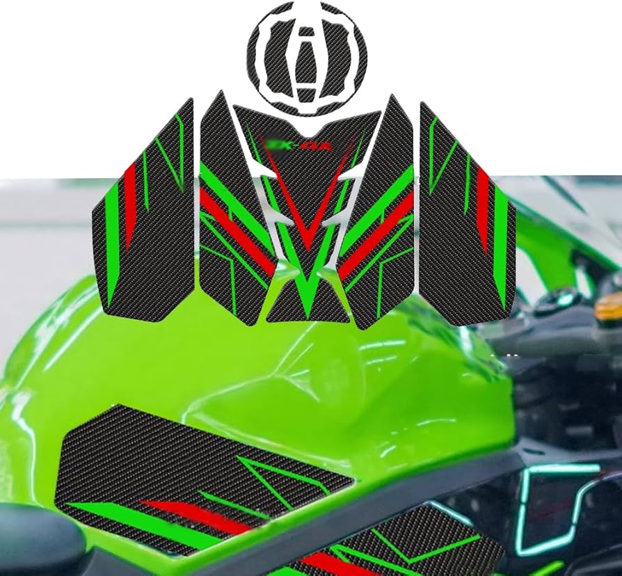 Amazon.co.jp: for ZX-4R ZX-4RR 2023 燃料タンクステッカー スライド