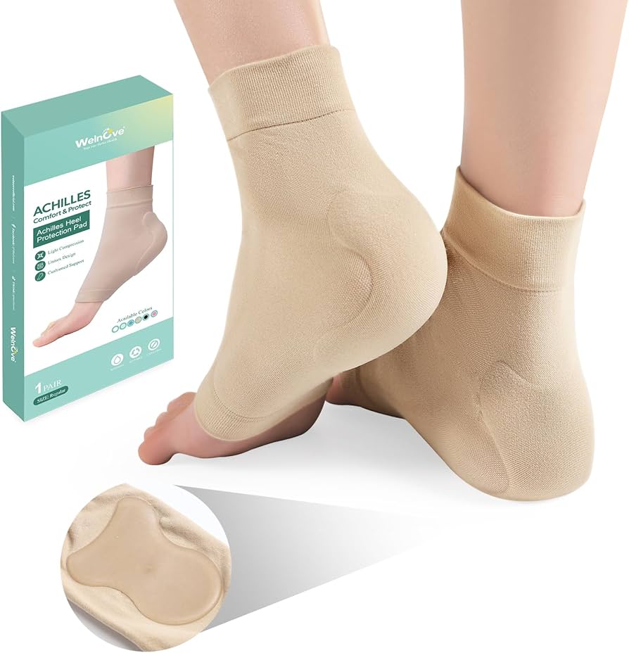 Amazon.com: Achilles Tendonitis Heel Protector Socks - (FSA&HSA