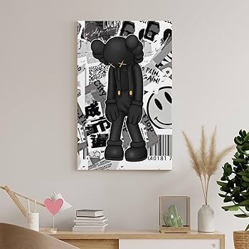 Amazon.co.jp: KAWS Sesame Street 絵画 インテリア カウズ セサミ