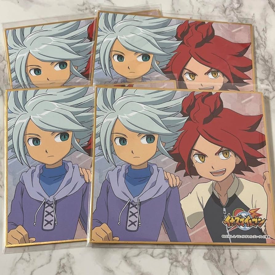 Amazon.co.jp: 南雲晴矢 バーン 涼野風介 ガゼル 色紙 4枚 イナズマ