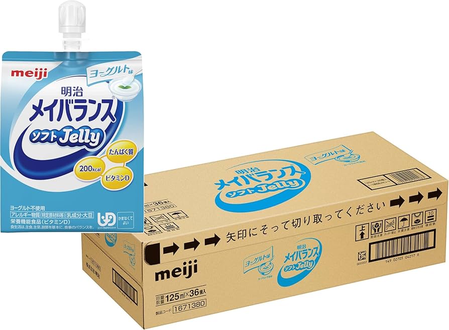 Amazon | メイバランスソフトゼリー ヨーグルト味 125ml×36個【ケース