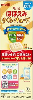 Amazon.co.jp: 【旧品】明治ほほえみ らくらくキューブ 108g (27g×4袋