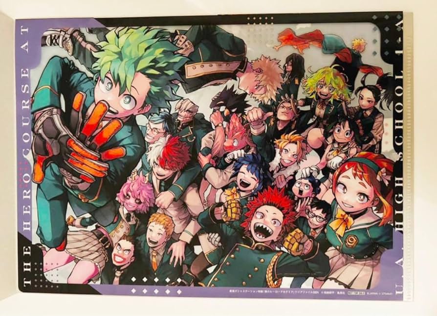 Amazon.co.jp: 最強ジャンプ クリアファイル 十傑 緑谷 出久 デク