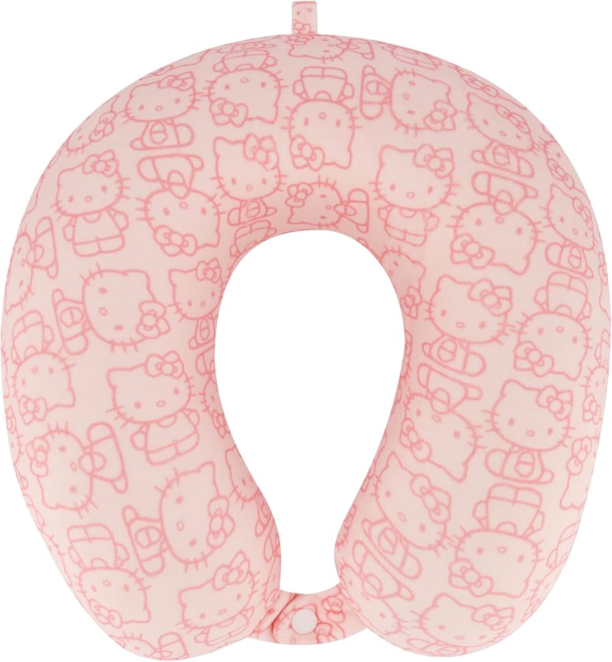 Amazon｜FUL ハローキティ ネックピロー 全面プリント 低反発素材 旅行
