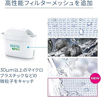 Amazon｜ブリタ カートリッジ 浄水器 ポット型 交換用 6個入 PFOS/PFOA