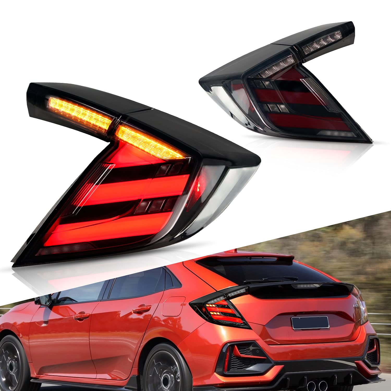 Amazon | YUANZHENG ホンダ シビック テールランプ ハッチバックFK7