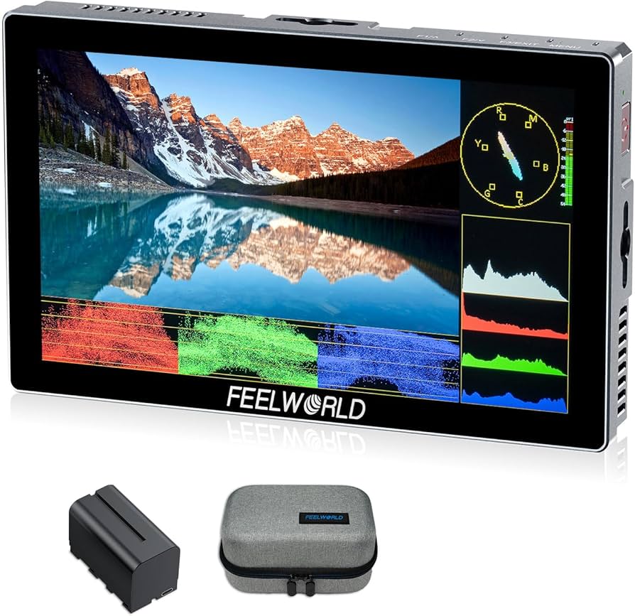 Amazon.com: FEELWORLD P6X 5.5 inch 1000nit Aluminium Camera Field