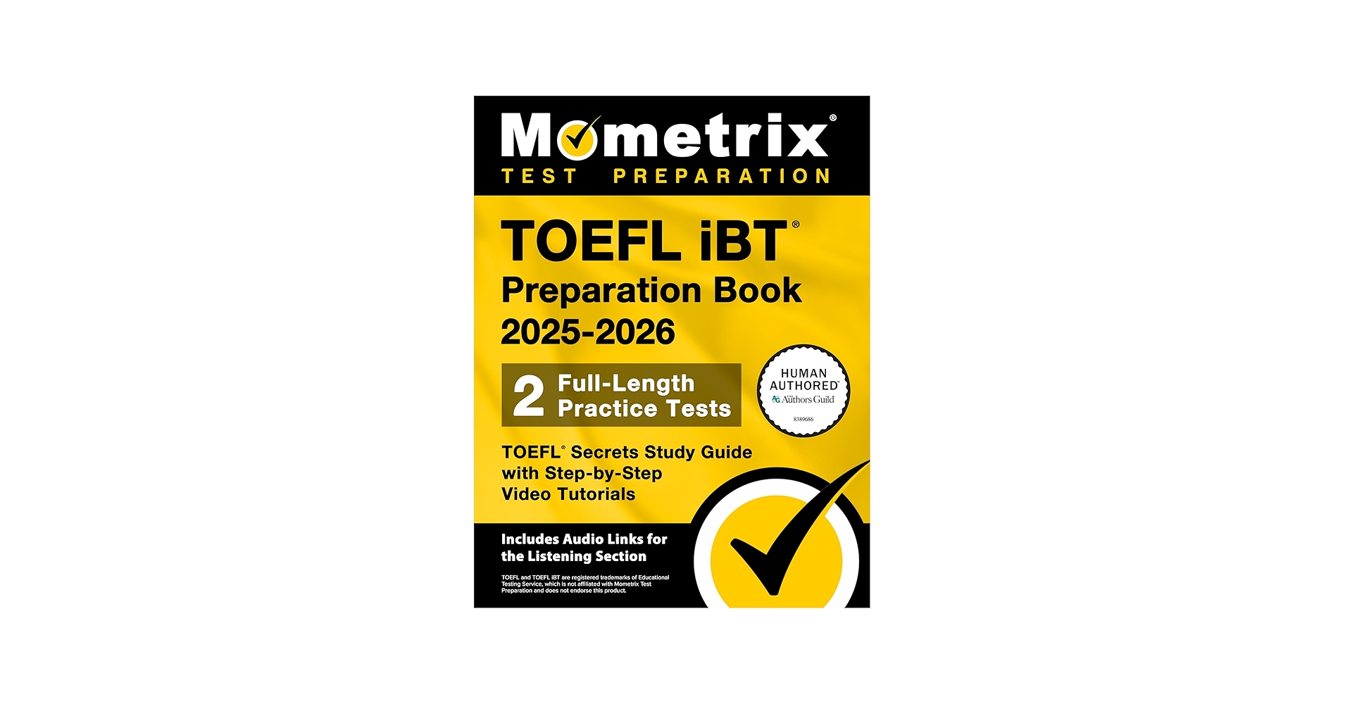 TOEFL iBT Preparation Book 2025-2026 - 2 Full-Length Practice