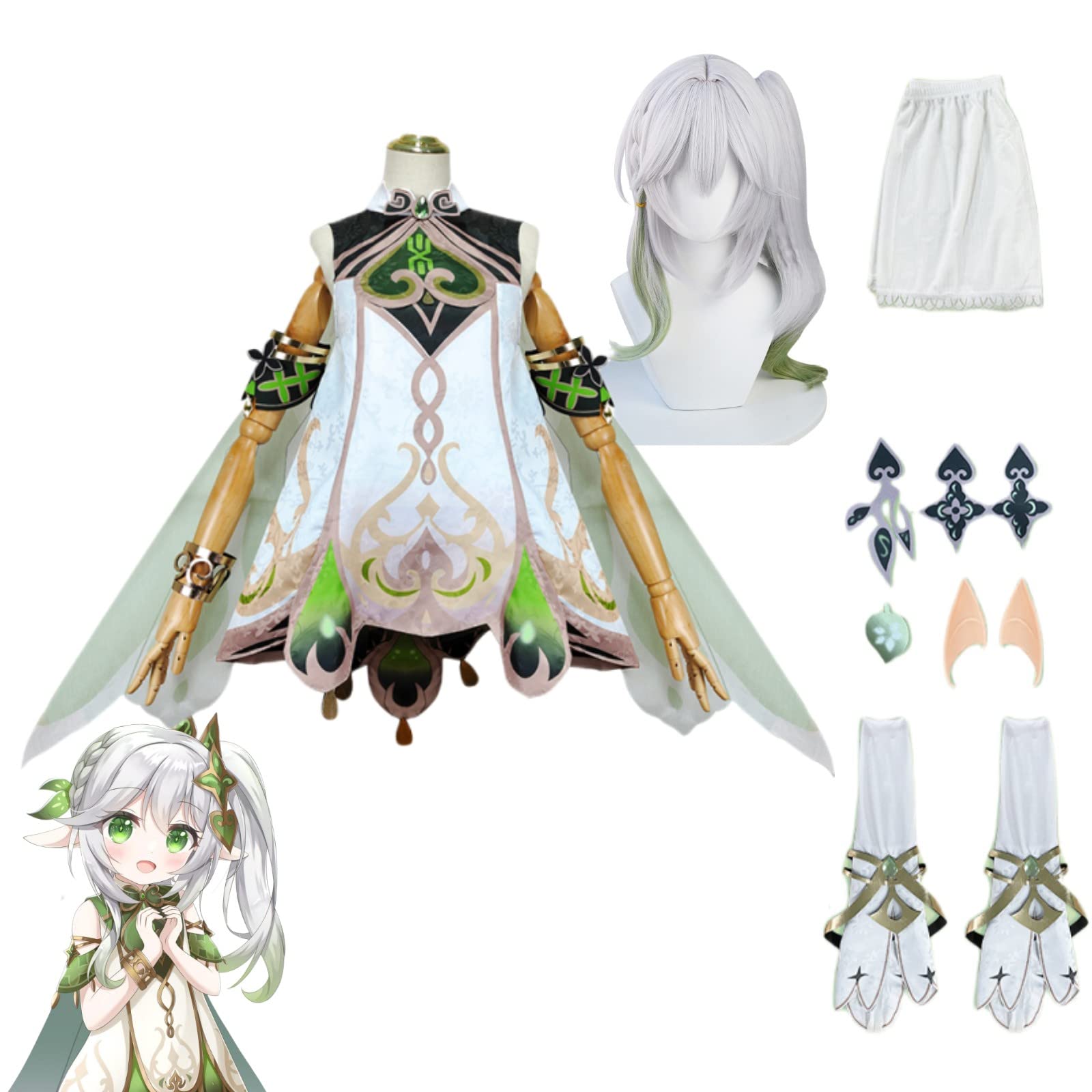 Amazon.co.jp: 原神 Genshin impact コスプレ ナヒーダ コスプレ衣装