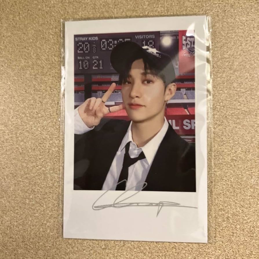 stray kids バンチャン 直筆サイン ポラロイド チェキ 【公式通販】