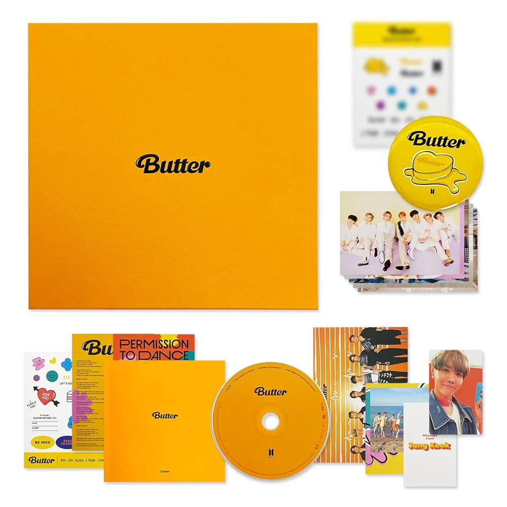 Amazon.co.jp: BTS Album - [ BUTTER ] (CREAM Ver.) CD-R + Photobook